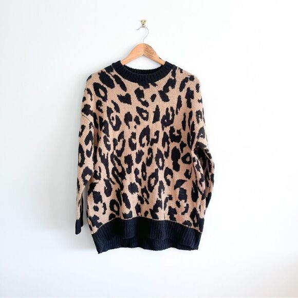 Bluenotes // leopard sweater // GUC // Size Small - Picture 1 of 8